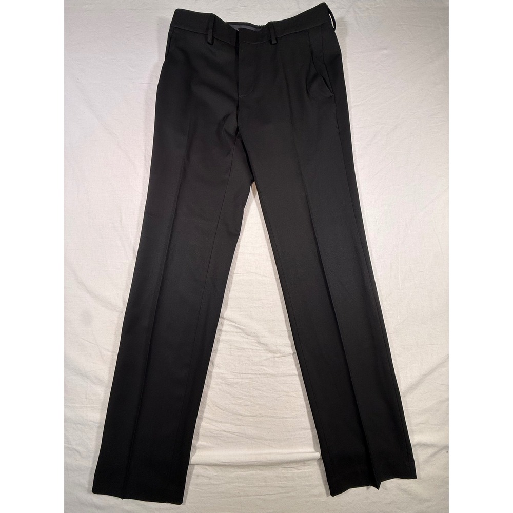 Haggar H26 Performance Suit Pants Men 30x32 Black NEW Ultra Slim Flex Series